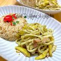 YUH♡ママ's cooksnap of when they made 洋風♪クリーミーバジルうどん❤.