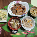 ちゃーきー★'s cooksnap of when they made 鶏肉とごぼうと椎茸の炊き込みご飯.