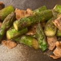 ルナＰボール's cooksnap of when they made アスパラ豚バラ炒め.