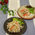 サヤスカマカン's cooksnap of when they made 副菜に☆大根とカニかまのとろろ昆布和え☆.