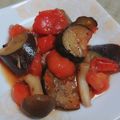 kashikon's cooksnap of when they made 茄子トマトきのこのポン酢炒め.