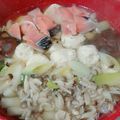 kashikon's cooksnap of when they made 石狩鍋♪簡単鮭味噌鍋.