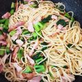 ありすWithキッズ's cooksnap of when they made 超簡単！菜の花和風ペペロンチーノ.