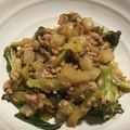 クックM6DK2O☆'s cooksnap of when they made 挽き肉と大根、ブロッコリーのオイスター煮.