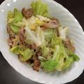 よしやすくん's cooksnap of when they made 豚コマキャベツの麺つゆしょうが炒め.