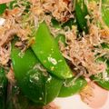 67luna's cooksnap of when they made スナップえんどうのうま塩じゃこサラダ.