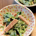 ばたみそーぱん☆'s cooksnap of when they made ハムと菜の花のわさびマヨネーズサラダ.