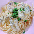 fraumako's cooksnap of when they made 牡蠣と玉ねぎの和風パスタ.