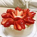 Ume星cafe's cooksnap of when they made デコレーションケーキ　その5.