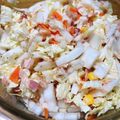 病弱アスリート's cooksnap of when they made 白菜とツナの彩りサラダ.