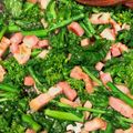 pichico😆's cooksnap of when they made 歯ごたえシャッキリ！菜の花のニンニク炒め.