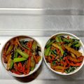 じむちゃ's cooksnap of when they made 簡単お晩菜:小松菜と人参と薩摩揚で炒め煮.