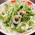 きしもとゆうこ's cooksnap of when they made まるで居酒屋！水菜の海苔わさびサラダ.