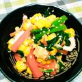 DORA＊DORA's cooksnap of when they made ニラ・人参・コーンの彩りナムル♪.