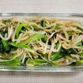 たっすぃー's cooksnap of when they made 小松菜ともやしの塩こんおかか和え.