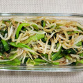たっすぃー's cooksnap of when they made 小松菜ともやしの塩こんおかか和え.