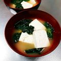 ふうはっちゃん's cooksnap of when they made 味噌汁（ほうれん草＋豆腐）.