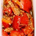 ＰＰＥＡＣＨ's cooksnap of when they made お弁当の彩りにも♬パプリカの胡麻あえ♬.