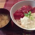 ﾌﾞﾚﾝﾀﾞ's cooksnap of when they made うちの⭐マグロ山かけ丼.
