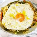 ナピト's cooksnap of when they made オッサンの一手間かけた目玉焼き.