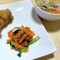 tapi_553's cooksnap of when they made 小松菜人参にんにくナムル(簡単).