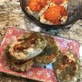 saki1010's cooksnap of when they made おから＆納豆のチーズ(とろろ昆布）焼き.