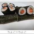 ちょこ☆ちょこ's cooksnap of when they made 目からウロコ？巻き寿司がほどけない巻き方.