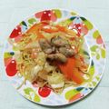 ﾁｲﾁｬﾝﾏﾏ's cooksnap of when they made 広島牡蠣のあんかけ塩やきそば～～＾＾♪.