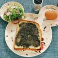 mayurich's cooksnap of when they made すりごまトースト.