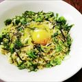よよっち♪'s cooksnap of when they made サッポロ一番塩ラーメンdeごま油香る釜玉.