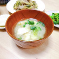 Mei＊☆'s cooksnap of when they made ★厚揚げと白菜のお味噌汁★.