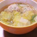 わらいおん's cooksnap of when they made 簡単！白菜と人参の鶏団子スープ.