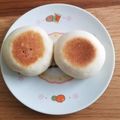 腹の中のもにょ's cooksnap of when they made レンジ発酵で時短☆フライパン焼きパン.