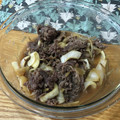 hafsia's cooksnap of when they made レンジで簡単！新玉ねぎと牛肉のさっと煮.