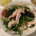 ユゥゆぅ's cooksnap of when they made 水菜と蒸し鶏の海苔ナムル.