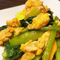 ぶぅと's cooksnap of when they made 簡単！小松菜と卵の炒め物.