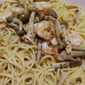 dashman's cooksnap of when they made 小エビとしめじの和風パスタ.