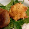 mxtny's cooksnap of when they made レンコンの鶏ひき肉はさみフライ♪.