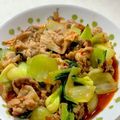 ♪ゆかたん♡'s cooksnap of when they made チンゲン菜と豚肉の豆板醤炒め煮.