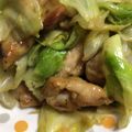 はちみつココア's cooksnap of when they made レタスと鶏肉の炒めもの.