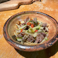 Asaras's cooksnap of when they made 砂肝の銀皮とセロリのきんぴら.