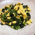 ヨーダ☆まま's cooksnap of when they made 簡単♡ほうれん草と玉子のマヨネーズソテー.