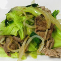 mikaxia's cooksnap of when they made 時短&節約♪豚肉と野菜のにんにく和風炒め.