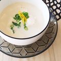 すんずく娘's cooksnap of when they made 豆腐と柚子の豆乳スープ♪.