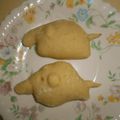 白いぐれーぷ's cooksnap of when they made ぞうさんのハムチーズパン.