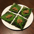 四児のハハ's cooksnap of when they made ごま納豆のしそ海苔巻き.