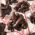 ＊る〜らんこ＊'s cooksnap of when they made バレンタインに♪柿の種チョコクランチ.