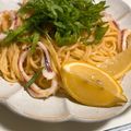 mii29's cooksnap of when they made ☆イカとたらこのスパゲッティーニ☆.