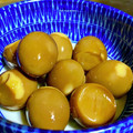 my_pace's cooksnap of when they made うずらの卵のわさび醤油漬け.