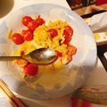 ipyons's cooksnap of when they made ミニトマトと卵のガーリックバター炒め.